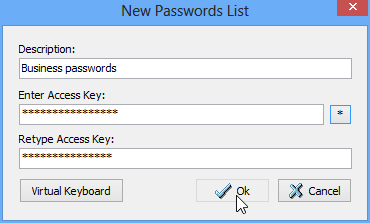 New passwords list