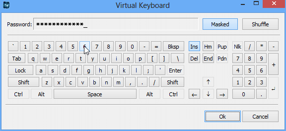 Virtual keyboard