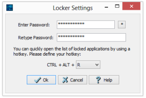 Change a password to Lock applications