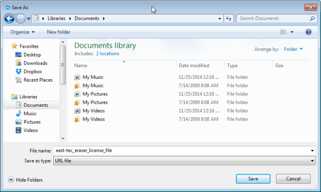 Manual activation - Windows Explorer