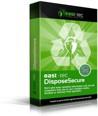 Securely erase hard disk - east-tec DisposeSecure